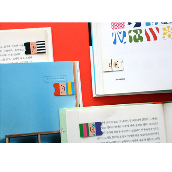 Cute Cartoon 4Pcs(1Set) Korean Magnetic Lucky Bookmark School Gift New Cute Cartoon 4Pcs(1Set) Korean Magnetic Lucky Bookmark School Gift New