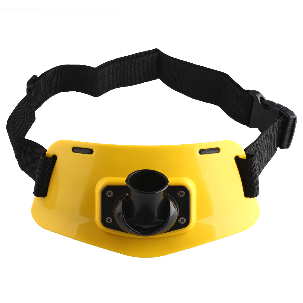 Stand UP Fishing Gimbal Padded Belt Waist ROD Holder BIG Jigging Yellow